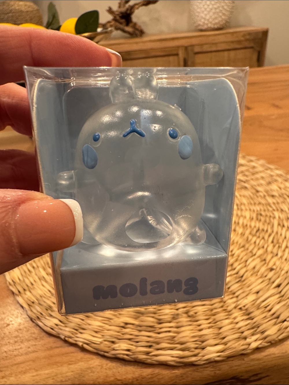 Molang Clear Mochi Squishy